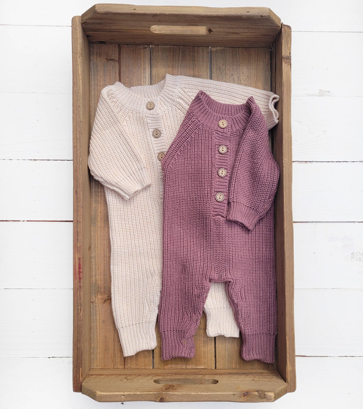 Long Sleeve Knit Romper