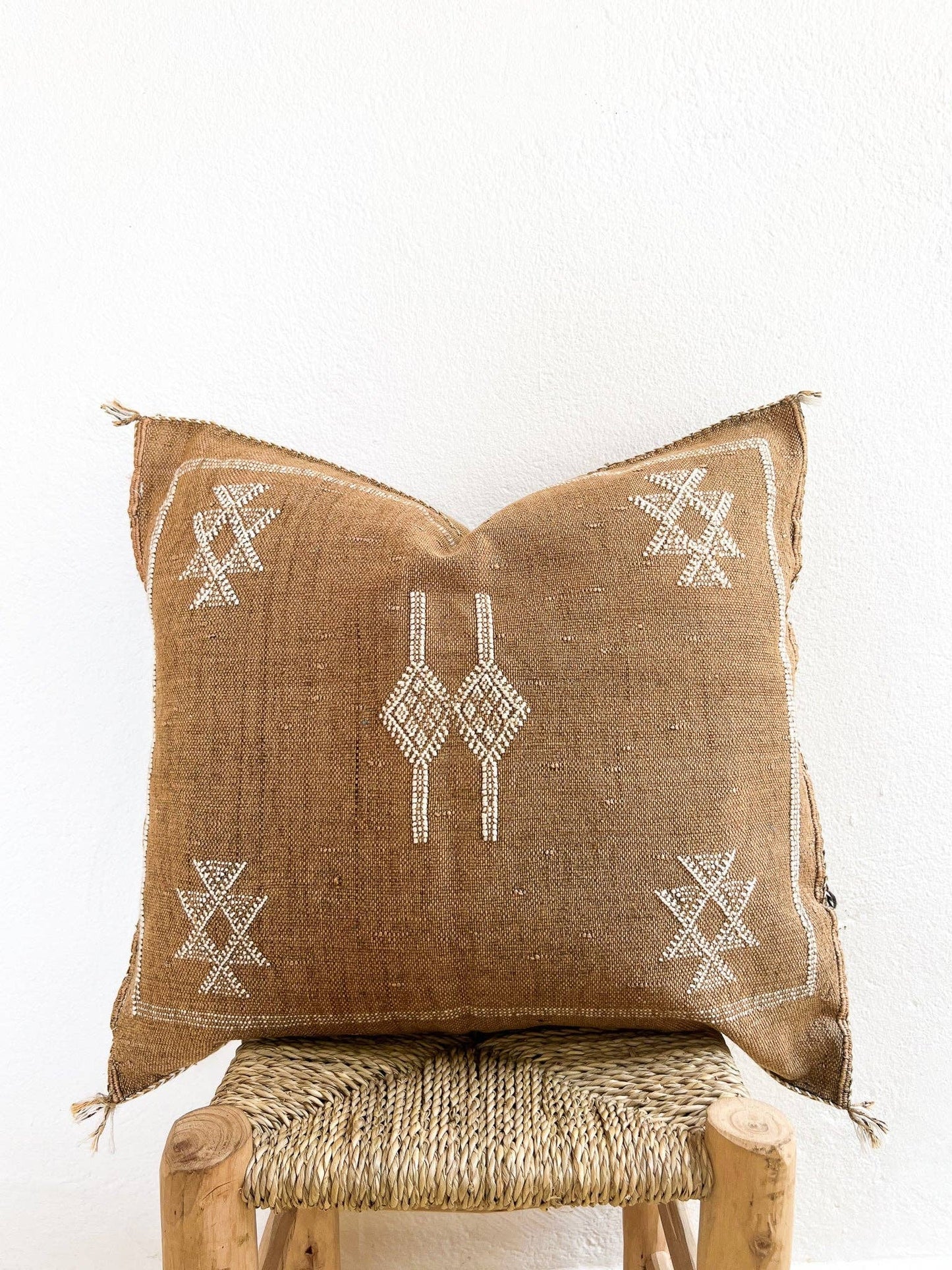 Moroccan Cactus Silk Pillow Cover