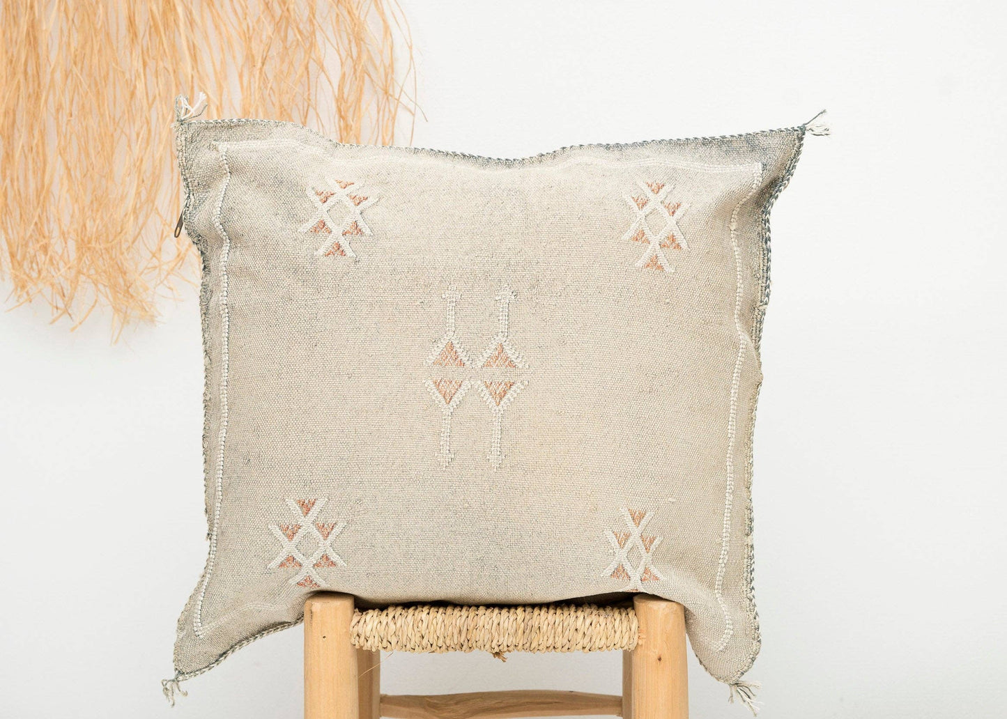 Moroccan Cactus Silk Pillow Cover