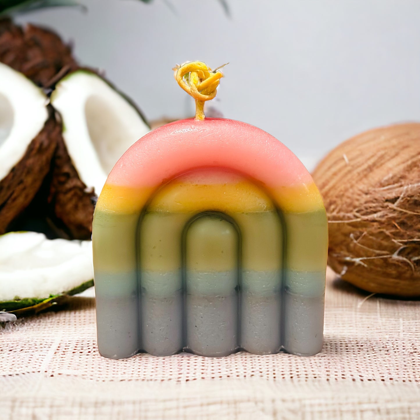 Rainbow Candle (medium)