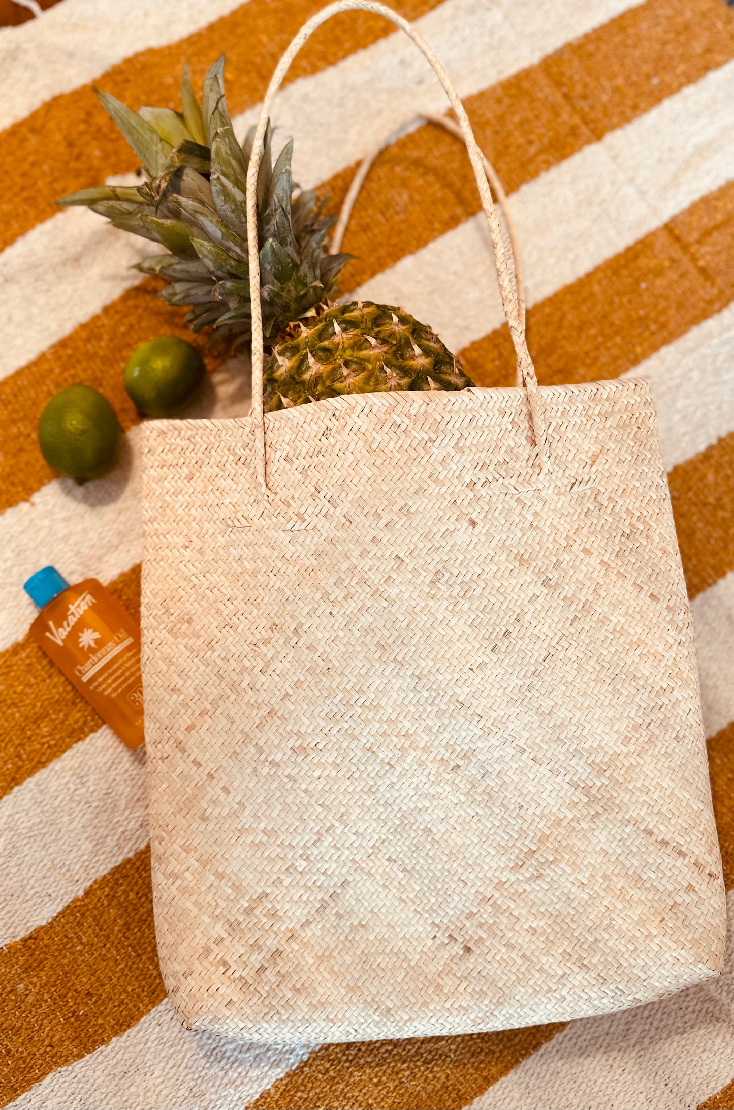Rattan Tote - low stock