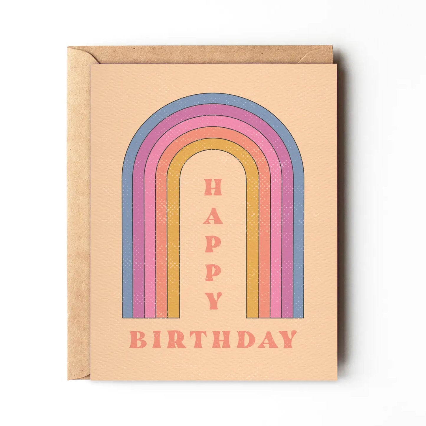 Rainbow Happy Birthday Greeting Card