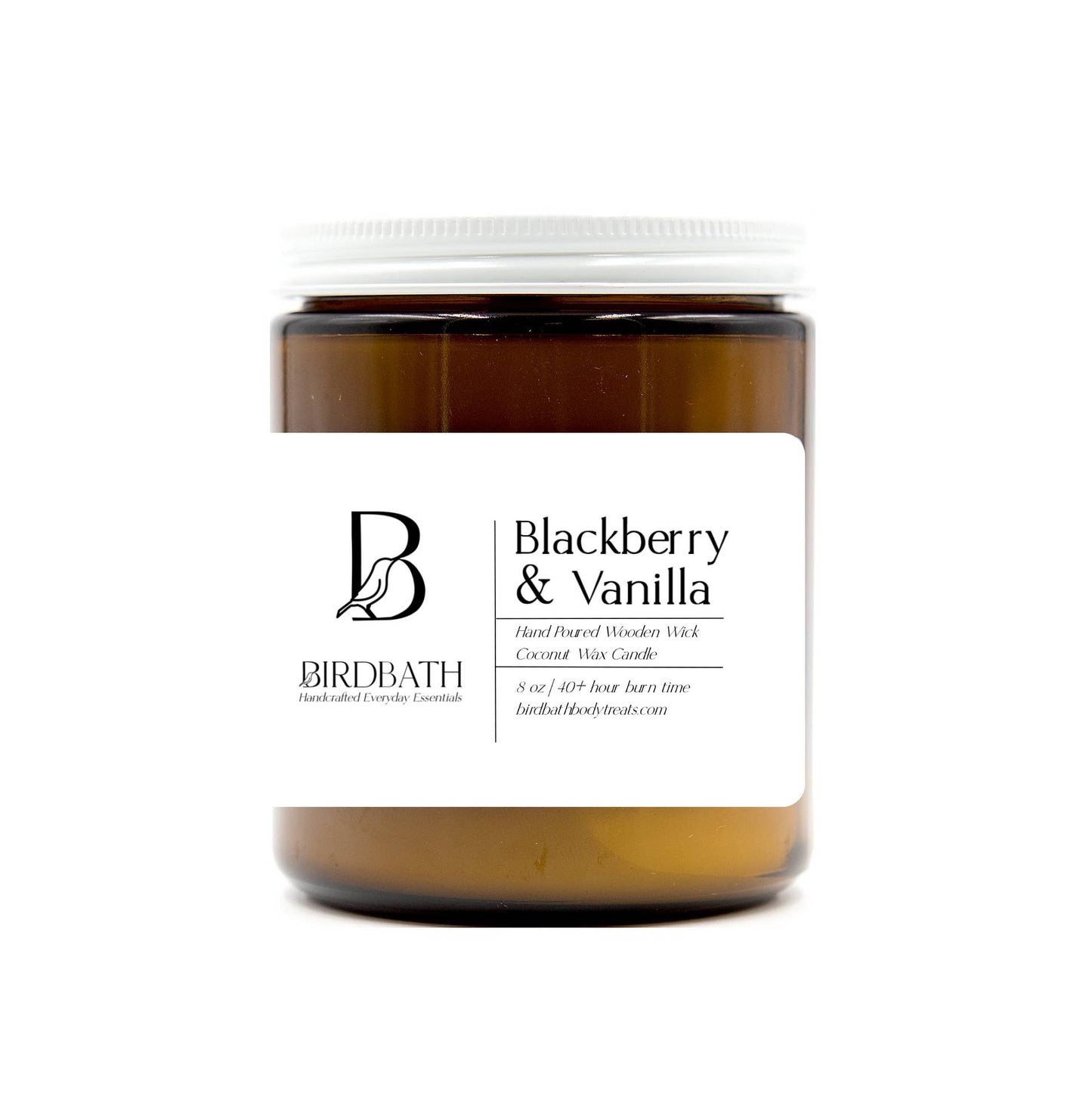Blackberry & Vanilla Coconut Wax Candle