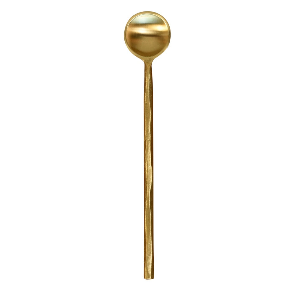brass spoon, kitchen, kitchen aesthetic, coffee, teas, dips, sauces