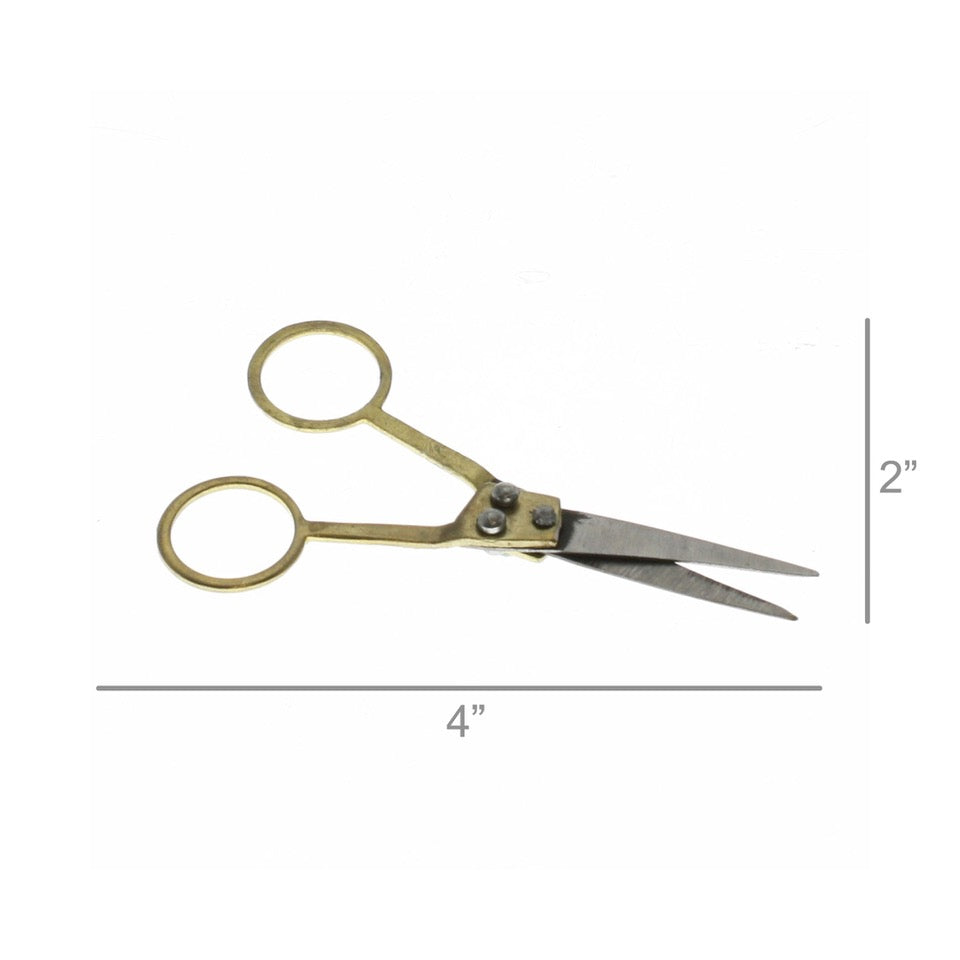 Brass Handled Scissors