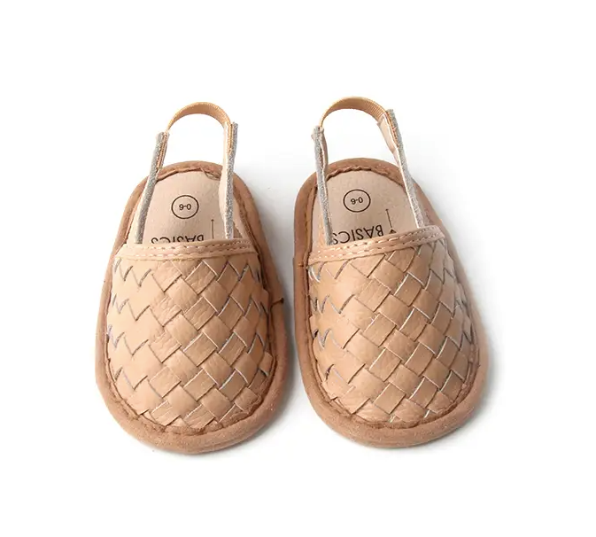 Woven Leather Baby Sandals