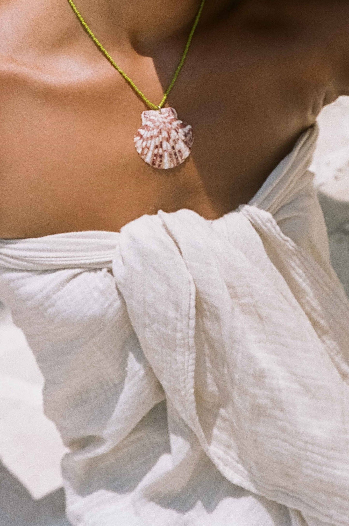 Rincon Necklace: Natural shell