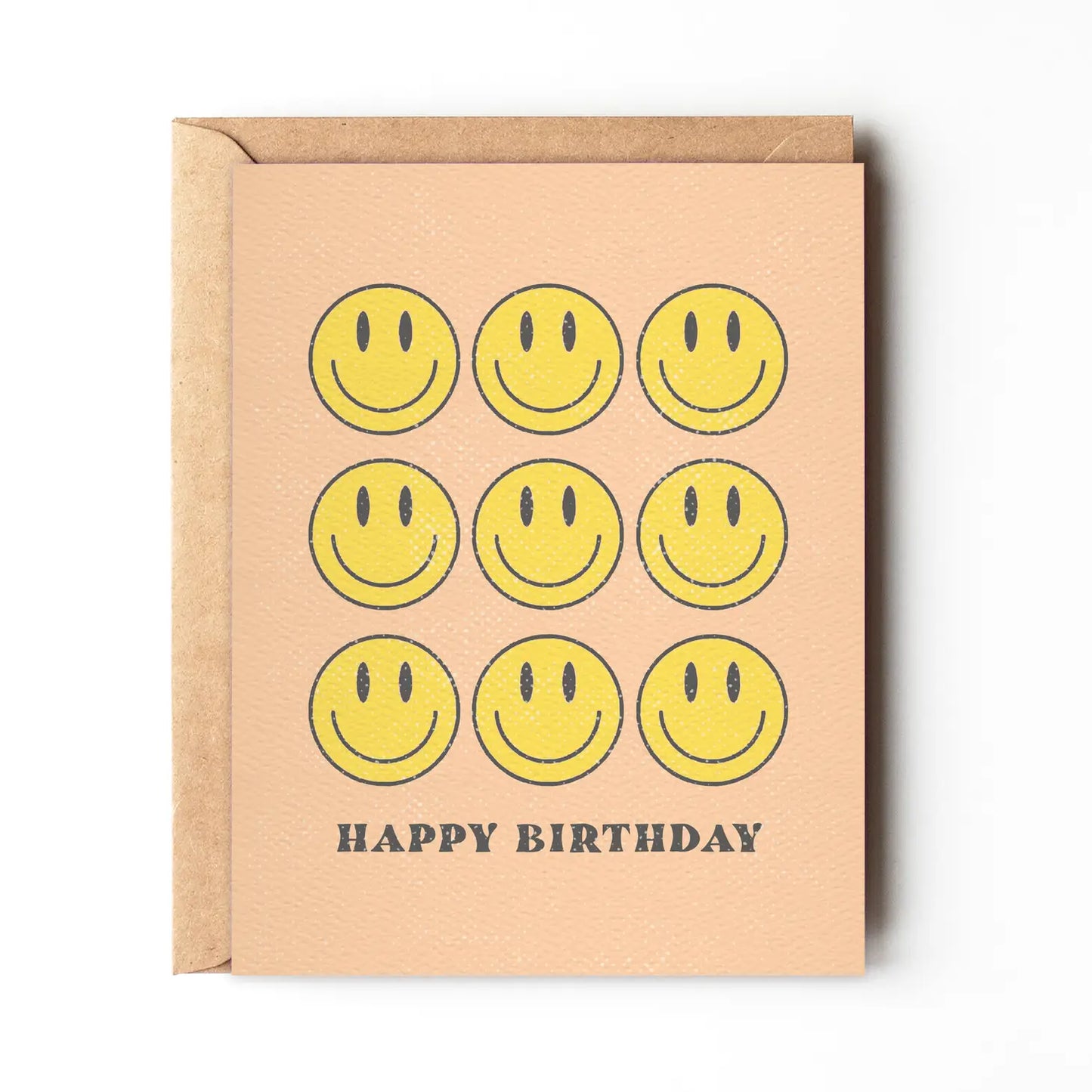 Happy Birthday Smiley Greeting Card