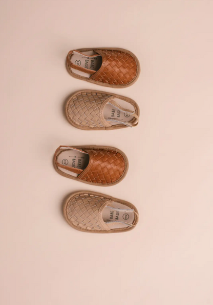 Woven Leather Baby Sandals